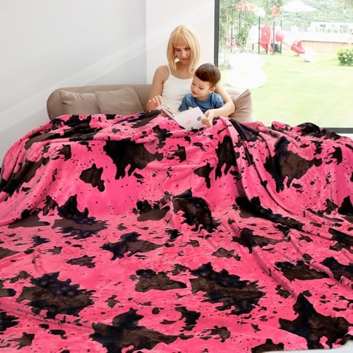 Pink Blanket King Size, 90x108inches by IMUKU