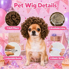 6 Pcs Funny Dog Wig for Cat and Dog Role Playing Wigs - Image 2