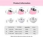 Slanted Dog Bowl Slow Feeder, 15° Tilted Elevated Raised Food Water Dish, Anti-Choke Anti-Gulping for Cats Dogs, Non-Spill Weighted Base, for Medium Dogs Standard Pets, Yellow