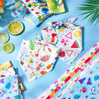 Preboun 50 Pcs Summer Bandanas Dogs Bulk Hawaiian Dog Bandanas Fruit Kerchief Set for Summer Puppy Small Medium Large Pets Costume Accessories (31. 5 x 21. 7 x 21. 7 Inch) - Image 5