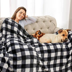 BEDELITE Buffalo Plaid Flannel Fleece Twin Blanket for Couch & Bed - Image 3