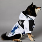 Dog Clothes Fashion Outfit Hooded Raincoat Jackets for Dogs Cats Pet Lightweight Water-Resistant Outdoor Windbreaker Small Medium Large (5XL◆Chest 32.28''-36'',Back 29.9'',68-103 lbs)