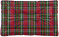 Green and Red Tartan Plaid Dog Bed Mat for Small Dog Puppy Cat Kitten, Traditional Scottish Tartan Check Ultra Soft Pet Bed Mattress for Crate with Anti-Slip Washable, 18 x 24 Inches by Mazeann