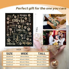Personalized Custom Cat Name Lover Blanket, 30"x40" Soft Lightweight Plush Throw for Couch, Bed, Sofa Decoration - Image 2