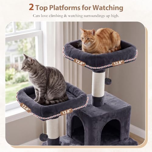 Gitelsnour Cat Tree, 71'' Tower for Large Cat with Scratching Post, GCT032G - Image 4