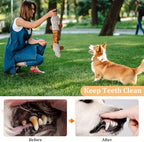 Squeaky Dog Toys, Stuffed Large Dog Toys to Keep Them Busy, Interactive Plush Chew Toys with Crinkle Paper, Tough Pet Animal Toys for Small Medium Large Dogs - Platypus - Image 5