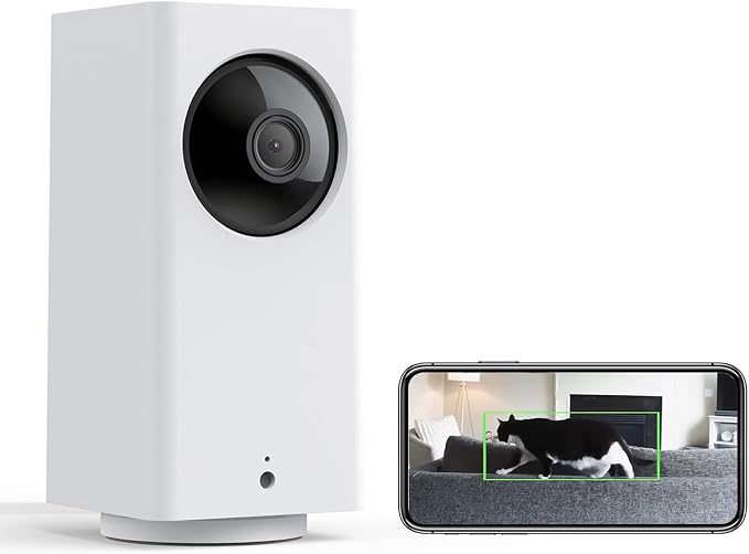 WYZE Cam Pan v2 1080p WiFi Pan/Tilt/Zoom Indoor Security Camera | Color Night Vision, Motion and Sound Detection, 2-Way Audio, Pet/Baby Monitor, Works with Alexa & Google Assistant