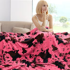 Twin Size Blanket, Hot Pink, 60"x80" - Image 2