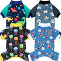 XPUDAC 4 Pack Dog Pajamas for Small Dogs Boy Puppy Pjs Onesies Clothes, S by XPUDAC
