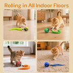 Interactive Cat Toys with Bird Sounds & 3 Speed Modes for Indoor Cats Play - Image 5