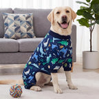 XPUDAC 4 Pack Dog Pajamas for Medium Large Dog Pjs Onesies Clothes, 3XL - Image 3