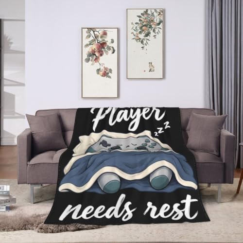 Sleepy Game Controller Blanket Throw Gift for Girls Women 60"X50" - Image 3