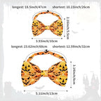 Halloween Dog Bow Ties Bulk for Small Dogs 30 Pack 3.9"*2.1" S - Image 2