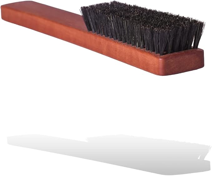 Pet Hair Brush for Clothes & Suits – Fabric Brush to Remove Dog & Cat Hair, Lint and Dandruff – Safe for Wool and Delicate Fabrics – Wooden Handle – Made in Germany