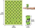 Dog Poop Bags Rolls, Lavender Scent Biodegradable Light Green, Large 9x13 Inch With Dispenser, Leakproof & Easy Tear 240 Count (16 Rolls) for Outdoor Dog Walking