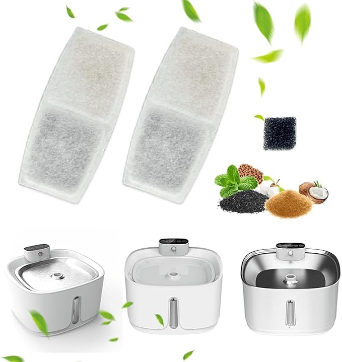 6 Pack Filters for cat Water Fountain
