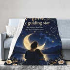 Mom Daughter Guiding Star Blanket Love Throw Stuff Gifts 60"x50" - Image 2