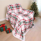 Gogreen Christmas Sherpa Fleece Throw Blanket for Couch Bed Sofa Adults -Soft and Warm Blanket for Winter, Thick and Fuzzy Throw Blanket (Throw - 50" x 60") - R - Image 2