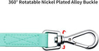 Waterproof Dog Training Leash 50FT 30FT 15FT 10FT 5FT Heavy Duty Recall Long Lead for Large Medium Small Dogs (30FT, Mint Green)