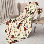 Cute Christmas Dogs Throw Blanket - Warm Flannel Fleece Travel Blanket, Cozy Soft Gift for Women, Men, Girls, Boys, Kids - 60"X50" - Image 7