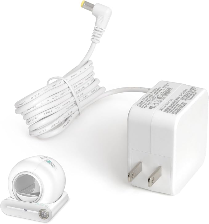 Charger Replacement for Self Cleaning Cat Litter Box[Please Check the Product Details to Confirm Your Model]