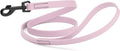 Dogline Biothane Waterproof Dog Leash Strong Coated Nylon Webbing with Black Hardware Odor-Proof Easy to Clean High Performance for Small or Large Dogs Made in USA 4 or 6 ft Lead, Pastel Purple