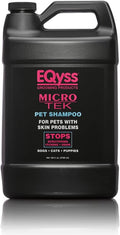 EQyss Micro-Tek Pet Shampoo - Soothes Dry Irritated Skin on Contact, Stops Itching, Scratching, Biting, Licking Hot Spots - for Cats & Dogs (128 oz)