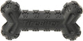 Mammoth TireBiterII Bone with Treat Station – Natural Rubber Dog Toys for Extreme Chewers – Dog Toys for Extra Long Interactive Play – Aggressive Chewer Toys for Dogs - Large 7.25