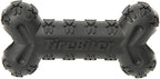Mammoth TireBiterII Bone with Treat Station – Natural Rubber Dog Toys for Extreme Chewers – Dog Toys for Extra Long Interactive Play – Aggressive Chewer Toys for Dogs - Large 7.25