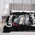 Sleepy Knight Blanket Throw Gift for Girls Women 50"X40" - Image 6