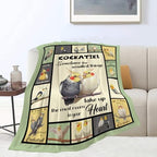 Parrot Bird Throw Blanket Cute Cockatiel Stuff Gifts for Kids Girls Boys Adults Women Men Soft Cozy Warm Plush Fluffy Fuzzy Fleece Blanket Decor 40''X50'' - Image 6