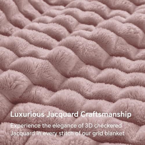 BEDELITE Berry Purple Fleece Throw Blanket for Couch, 50x60 Inches - Image 3