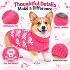 Dog Sweater for Large Dogs Girl Boy Winter, Dog Clothes, Pink, 2XL - Image 4