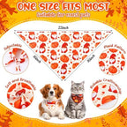 Geyoga 240 Pcs Fall Dog Bandanas Bulk, Thanksgiving Pet Bandanas - Image 2
