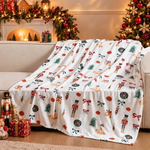 Christmas Nutcracker Throw Blanket Nutcracker Ballet Gifts 50 x 60 Inches - Image 6