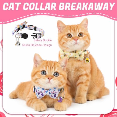 30Pcs Breakaway Cat Collars with Bowtie Adjustable Cat Collars - Image 5