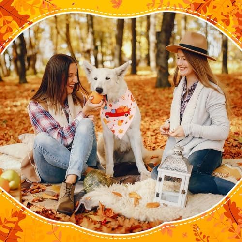 Geyoga 240 Pcs Fall Dog Bandanas Bulk, Thanksgiving Pet Bandanas - Image 6