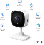 Tapo 2K Indoor Security Camera, Baby Monitor, Dog Camera, Wired, C110P2 | Motion Detection, 2-Way Audio Siren, Night Vision, Cloud & SD Card Storage(Up to 512GB), Works w/Alexa & Google Assistant
