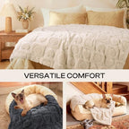 Luciphia 2 Pack Small Dog Blanket, Cozy Fleece Throw for Puppy Cat,41"x31" - Image 4