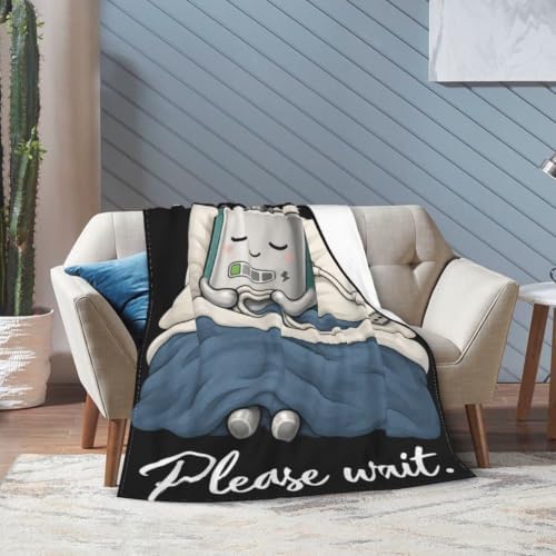 Sleepy Power Bank Blanket Throw Gift for Girls Women 80"X60" - Image 2