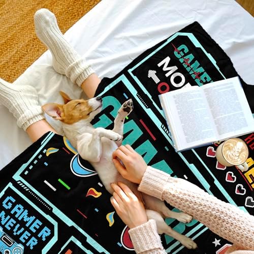 Gaming Blanket for Boys, Black, 40x60 Inches - Image 3