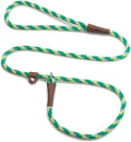 Mendota Pet Slip Leash - Dog Lead and Collar Combo - Made in The USA - Ivy, 3/8 in x 4 ft - for Small/Medium Breeds