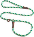 Mendota Pet Slip Leash - Dog Lead and Collar Combo - Made in The USA - Ivy, 3/8 in x 4 ft - for Small/Medium Breeds