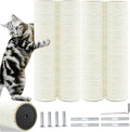 4PCS Cat Scratching Post Replacement, 11.8in M8 Cat Tree Replacement Pole by SIYIPURR