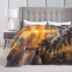 Lighthouse Ocean Blanket Coastal Nautical Throw Stuff Gifts 80"x60" - Image 7