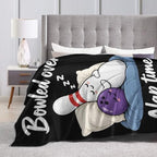 Sleepy Bowling Blanket Throw Gift for Girls Women 50"X40" - Image 6