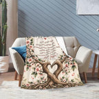 to My Daughter Blanket Inspirational Throw Stuff Gifts 50"x40" - Image 5