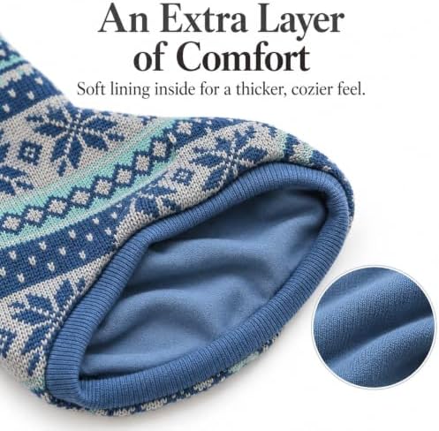 Cat Festive Sweater Pullover, Soft Warm Christmas Clothes (Blue, S) - Image 4