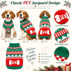 Dog Sweater for Medium Dogs Girl Boy Winter, Dog Clothes, Green, L - Image 5