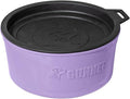 Dog Bowl with Spill-Proof Travel Lid, Lavender, 7-Cup Travel Bowl | Lavender 7-Cup Dog Bowl, Spill-Proof Travel Lid, BPA-Free, Rust-Proof, Shock-Resistant, Stackable and Dishwasher Safe